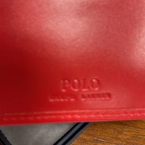 NIB Polo Ralph Lauren Mens Large Leather Wallet